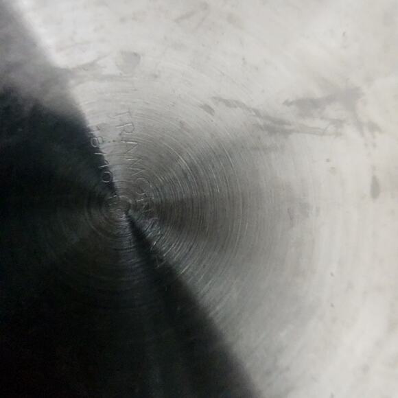 TRAMONTINA EUC STAINLESS 18/10 3 PIECE LEAF CANISTER SET WITH MATCHING KNOB LIDS - Picture 8 of 12